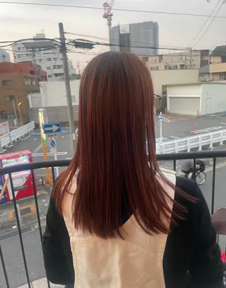 セミロング カラー vahan✂︎ 小林未果🕊のヘアスタイル