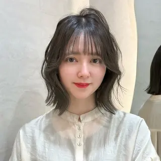 ショート レイヤー/ハッシュ/ ボブ/縮毛/内藤康太のヘアスタイル