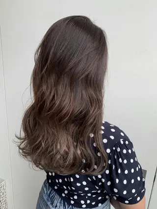 セミロング カラー 中塚 義人のヘアスタイル