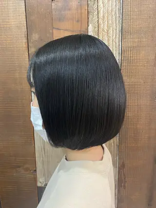 ショート ストレート🌹カラー お任せを🌈bucoのヘアスタイル