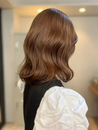 ミディアム カラー flamme 🫧yumiのヘアスタイル