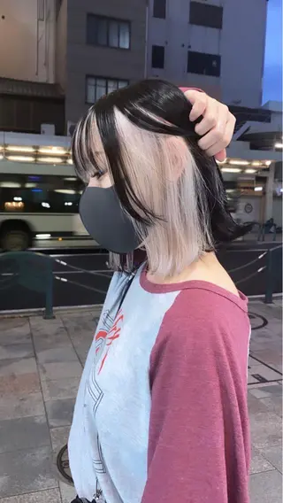 ミディアム カラー 🌟ハイトーン/ボブ /RYOJU🌟のヘアスタイル