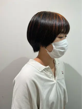 ショート カラー Sana 🦢のヘアスタイル
