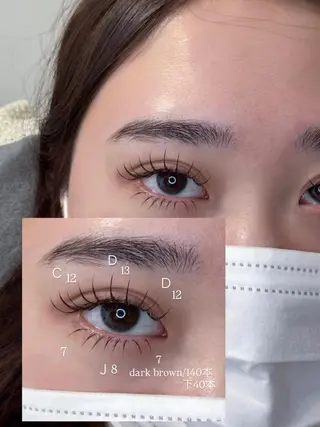 マツエク・マツパ NADIA coniのマツエク・マツパデザイン