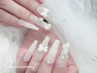 ネイル MoMoA Nail ネイル長さ出し専門店のネイルデザイン