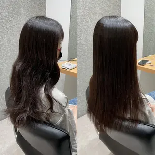 ミディアム 髪質改善ヘアケア 艶髪特化/上田のヘアスタイル