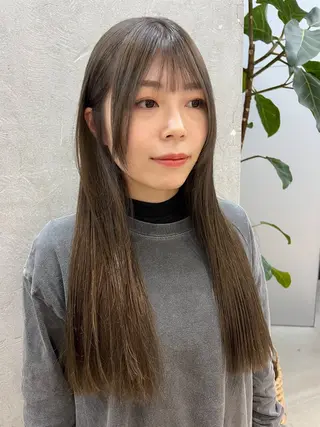ロング カラー 谷町/Le'a /竹原しおなのヘアスタイル