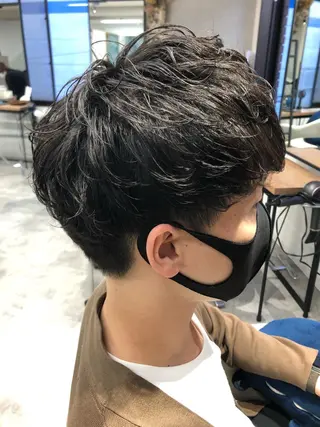 パーマ メンズ Noyヨシモト ヒロトのヘアスタイル