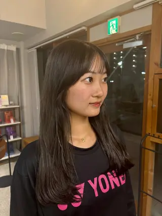 セミロング カラー cipre 瑞稀のヘアスタイル