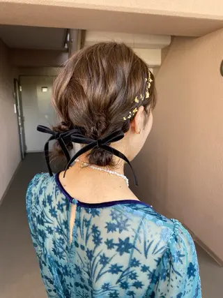 ミディアム 多田 まりやのヘアスタイル