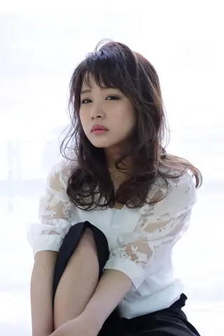ミディアム タジマ ヤスヒサのヘアスタイル