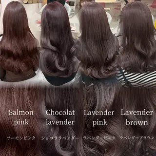 ロング カラー Rio🎀透明感 カラー♡顔周り♡のヘアスタイル