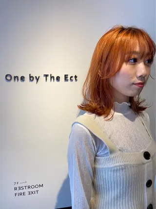 ミディアム カラー 片山美穂 心斎橋・なんばのヘアスタイル