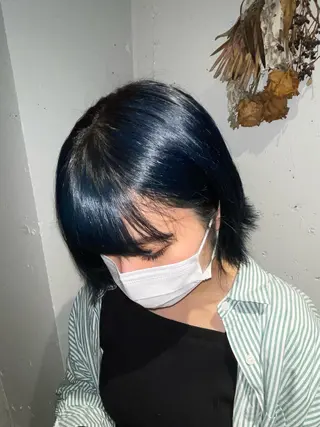 カラー ミルクティーベージュ ブリーチ🖤サヤカのヘアスタイル