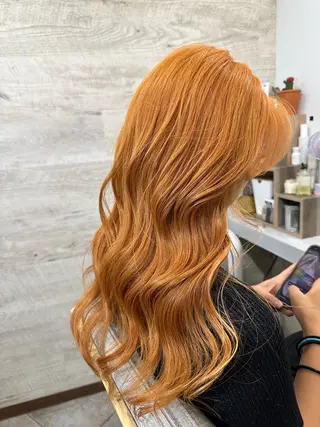 ミディアム カラー ブリーチ koheiのヘアスタイル