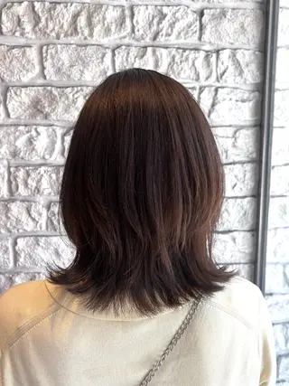 ミディアム カラー 夏海 大宮美容室のヘアスタイル