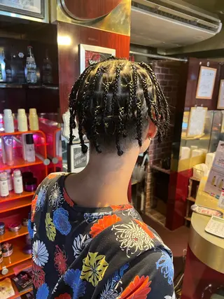 ショート ヘアアレンジ 横浜カットパーマ 特殊/ 平林侑馬のヘアスタイル