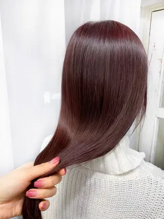 ロング カラー 韓国ヘア🤍髪質改善 🇰🇷AKANEのヘアスタイル