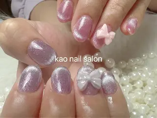 ネイル kao パラジェル スカルプ/長さだしのネイルデザイン