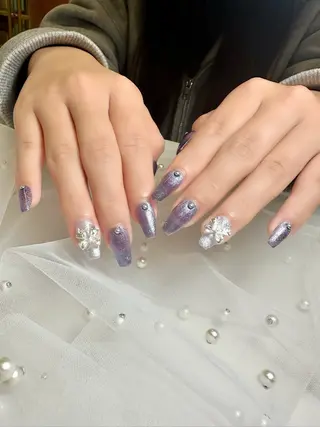 ネイル nami🐰🎀 ガーリー/堺筋本町のネイルデザイン
