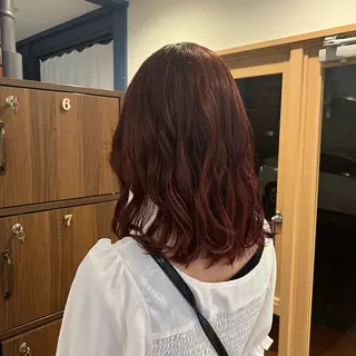 ミディアム カラー ヘアアレンジ Ayu /あゆのヘアスタイル