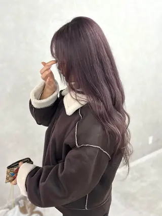 ロング カラー 盛れる顔まわり✨🎀 レイヤー別所好葉のヘアスタイル