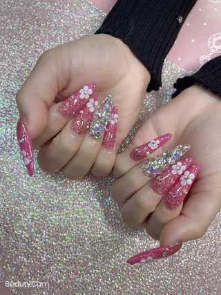 ロング ネイル 《LB》ラブリエ Nail&eyeのマツエク・マツパデザイン