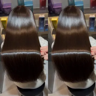 セミロング カラー 髪質改善/美髪矯正 艶髪/Takutoのヘアスタイル