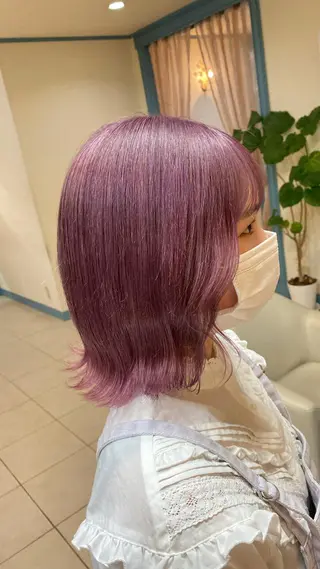 ミディアム 長嶋美奈/ 韓国風レイヤーカットのマツエク・マツパデザイン