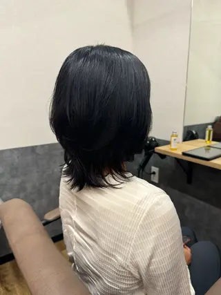 ミディアム reeed konnoのヘアスタイル