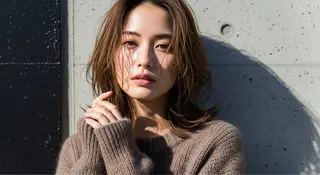 ミディアム LOVESTOIKE 堂本のヘアスタイル