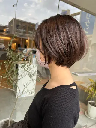 ショート カラー パーマ 武田 久司のヘアスタイル