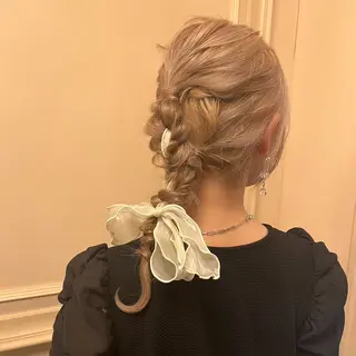 ロング ヘアアレンジ 透明感カラー/ レイヤーkotonoのヘアスタイル