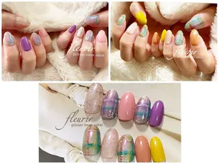 ネイル フルリール 【プライベートサロンのネイルデザイン