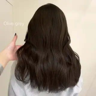 ロング カラー kanon本厚木 シースルーマッシュのヘアスタイル