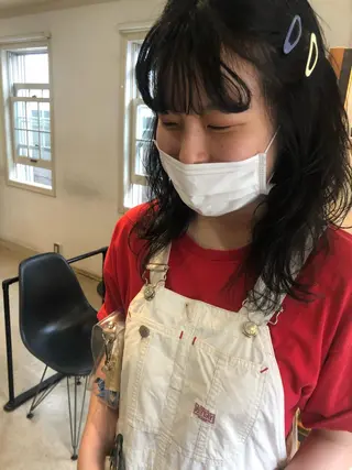 セミロング カラー eri kinjoのヘアスタイル