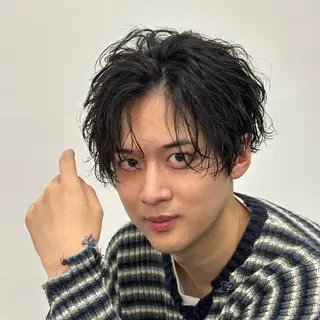 メンズ メンズ特化/曲がる 縮毛矯正/遼祐のヘアスタイル