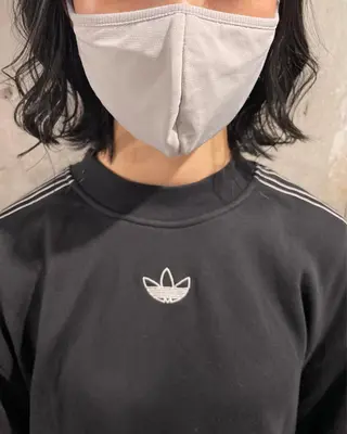 ショート カラー パーマ ヘアアレンジ メンズ キッズ ネイル マツエク・マツパ 透明感カラー・レイヤ ー🎀amika🎀のヘアスタイル