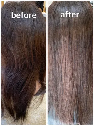 ロング カラー エイト ウメダのヘアスタイル