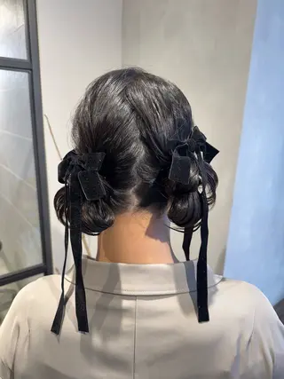 ヘアアレンジ 透明感カラー✨艶髪 制作🌱山根あゆみのヘアスタイル