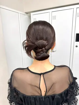 ロング ヘアアレンジ 横浜 アレンジ🎀/ エクステ🌙┊︎もものヘアスタイル