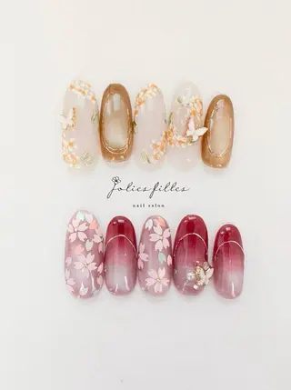 ネイル ジョリフィーユ 中出のネイルデザイン