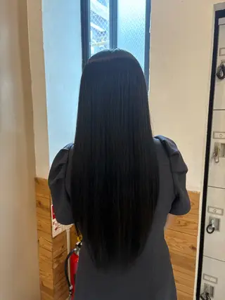 カラー 髪質改善カラー/ 結べるレイヤー/文野のヘアスタイル