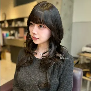 ロング karina🌿レイ ヤーカット/髪質改善のヘアスタイル