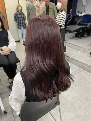 セミロング ハイトーン 横浜💞ミオのヘアスタイル