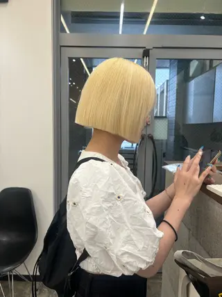 カラー 🌸ハイトーンカラー ゆずな 🌸のヘアスタイル