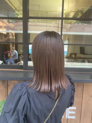 セミロング カラー 川上拓真 ✂︎学芸大学のヘアスタイル