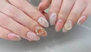 ネイル 神田 ココナッツのネイルデザイン