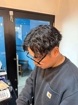 パーマ メンズ メンズ特化/ショート /ツイスパ/結希のヘアスタイル