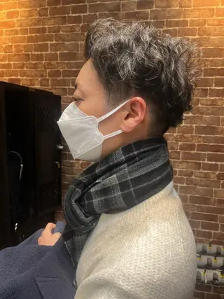 ショート カラー パーマ ヘアアレンジ メンズ キッズ ネイル マツエク・マツパ アイブロウ 久木原 ゆりのヘアスタイル